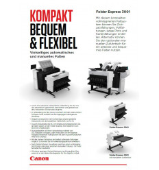 Folder Express 3001, Datenblatt, 2 Seiten, Stand: Oktober 2021