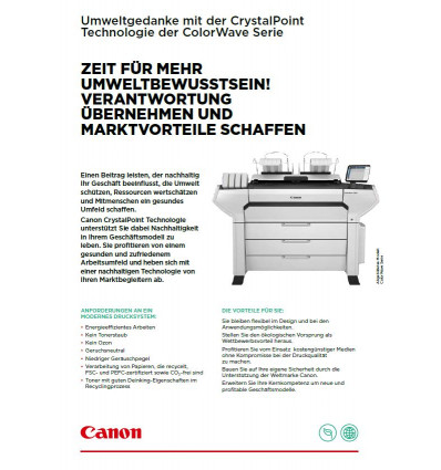 ColorWave Crystal Point-Technologie Datenblatt, 2 Seiten, Stand: Mai 2021