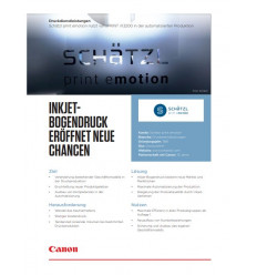 Druckdienstleistungen Schaetzl, Anwenderbericht, 2 Seiten, April 2021