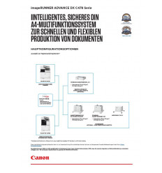 imageRUNNER ADVANCE DX C478i  Serie, Datenblatt, 2 Seiten, Maerz 2021