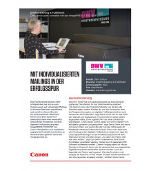 DWV Direktwerbeversand, Anwenderbericht, 2 Seiten, Februar 2021