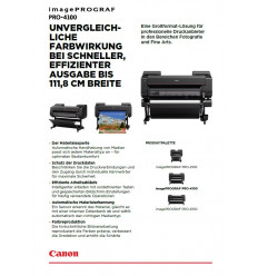 imagePROGRAF PRO 4100, Datenblatt, 2 Seiten, Stand: Dezember 2019