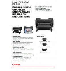 imagePROGRAF PRO 4100 S, Datenblatt, 2 Seiten, Stand: Dezember 2019