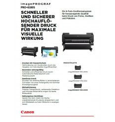imagePROGRAF PRO 6100 S, Datenblatt, 2 Seiten, Stand: Dezember 2019