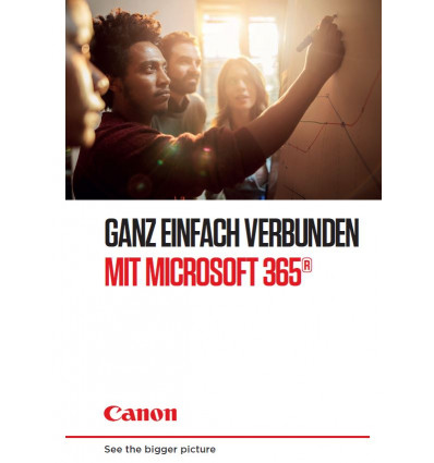 uniFLOW connect to Microsoft, Broschuere, 4 Seiten, Stand September 2020