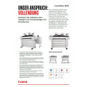 Canon ColorWave 3800 Serie, Datenblatt, 4 Seiten, Stand: September 2020