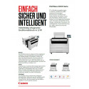 Canon PlotWave 5000 Serie, Datenblatt, 4 Seiten, Stand: August 2020