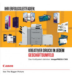 Application Guide imagePRESS C165, Broschuere 9 Seiten, Juni 2020