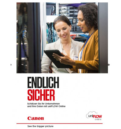 uniFLOW Broschuere, 8 Seiten, Stand: November 2019