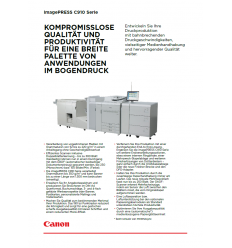 imagePRESS C910 Datenblatt, 2 Seiten, Stand: Juni 2019