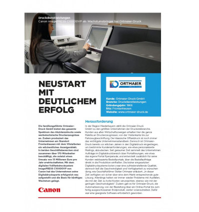 Anwenderbericht Ortmaier-Druck GmbH, DB, Stand: Februar 2019