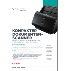 imageFORMULA DR-C230 Broschuere, 4 Seiten, Stand: August 2017