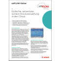 uniFLOW Online, Datenblatt, 2 Seiten, Stand: April 2017