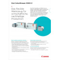 Océ ColorStream 3000 Z, Datenblatt, 2 Seiten, Stand: 09/2015