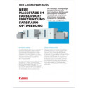 Océ ColorStream 6000 , Datenblatt 2 Seiten, Stand: November 2017