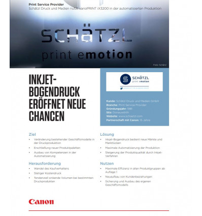 Anwenderbericht Schätz Druck