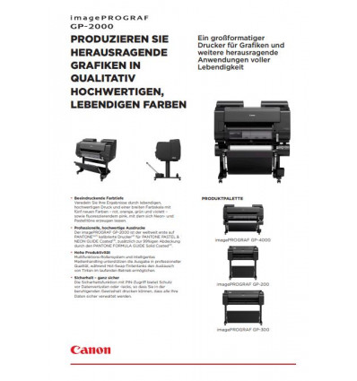 imagePROGRAF GP-2000 Datenblatt