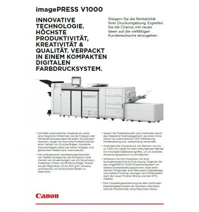 imagePRESS V1000_Datasheet_DE