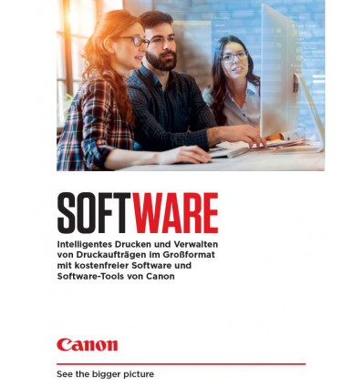 Software Broschüre Großformat