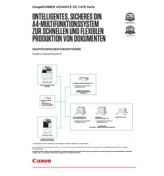 imageRUNNER ADVANCE DX C478 Serie Datenblatt
