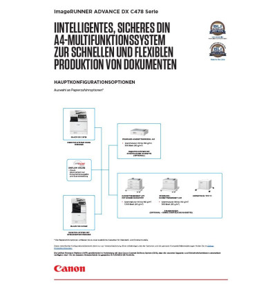 imageRUNNER ADVANCE DX C478 Serie Datenblatt