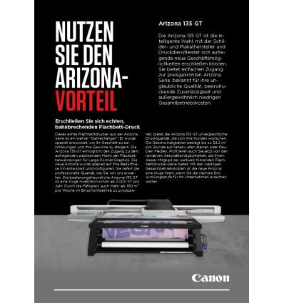 Arizona 135 GT Datenblatt 08.2025 EMEA_LITHO_N2_SRA3